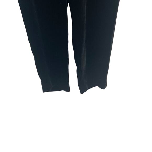 Vince Trouser Pants Velvet Single Pleat Elastic Waist Pull On Black Size Small - Picture 8 of 14